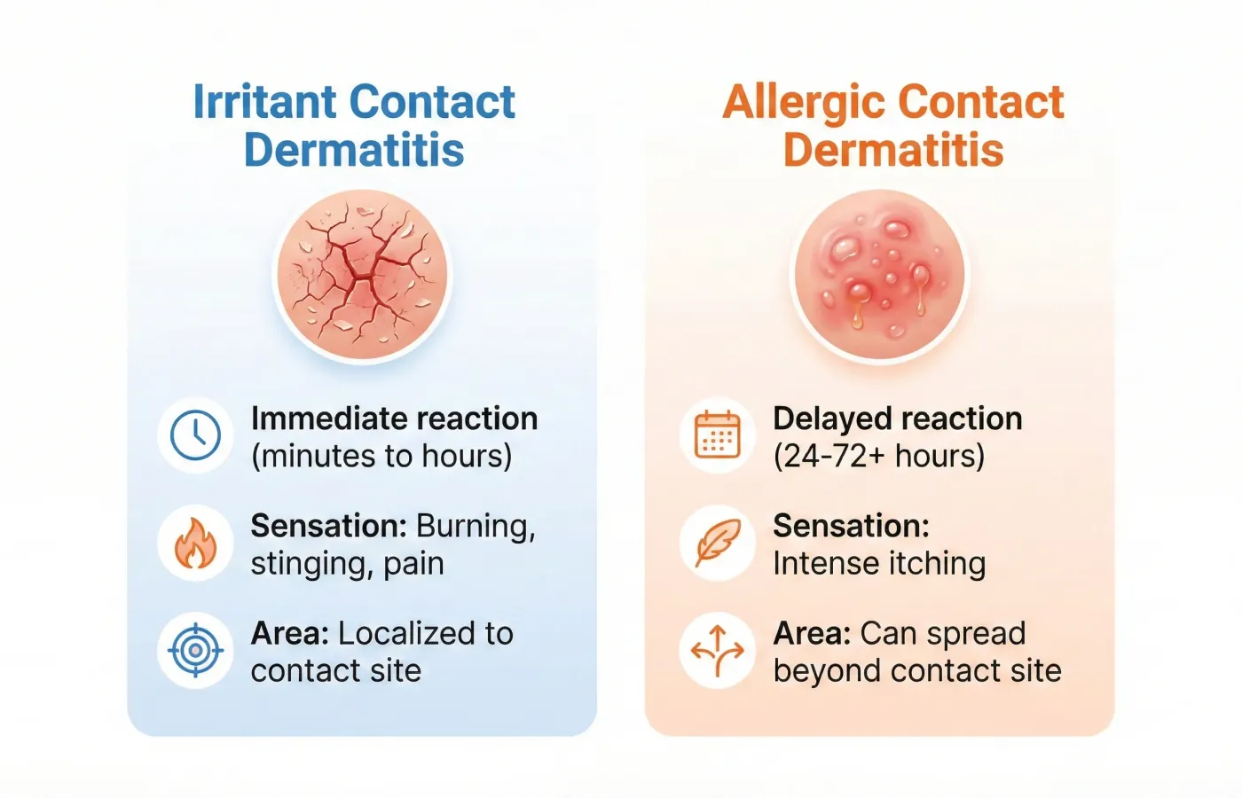 Comparison: Contact Dermatitis: The Complete Guide