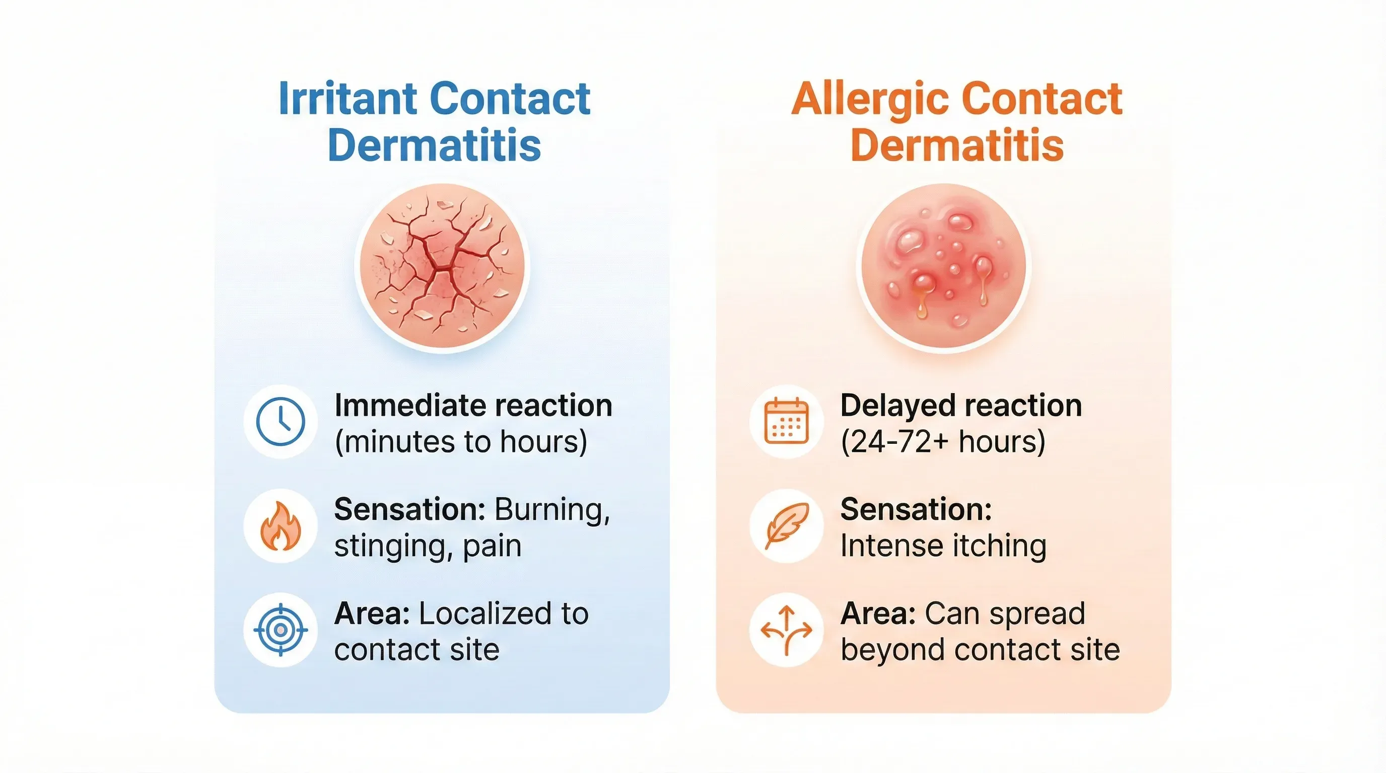 Comparison: Contact Dermatitis: The Complete Guide