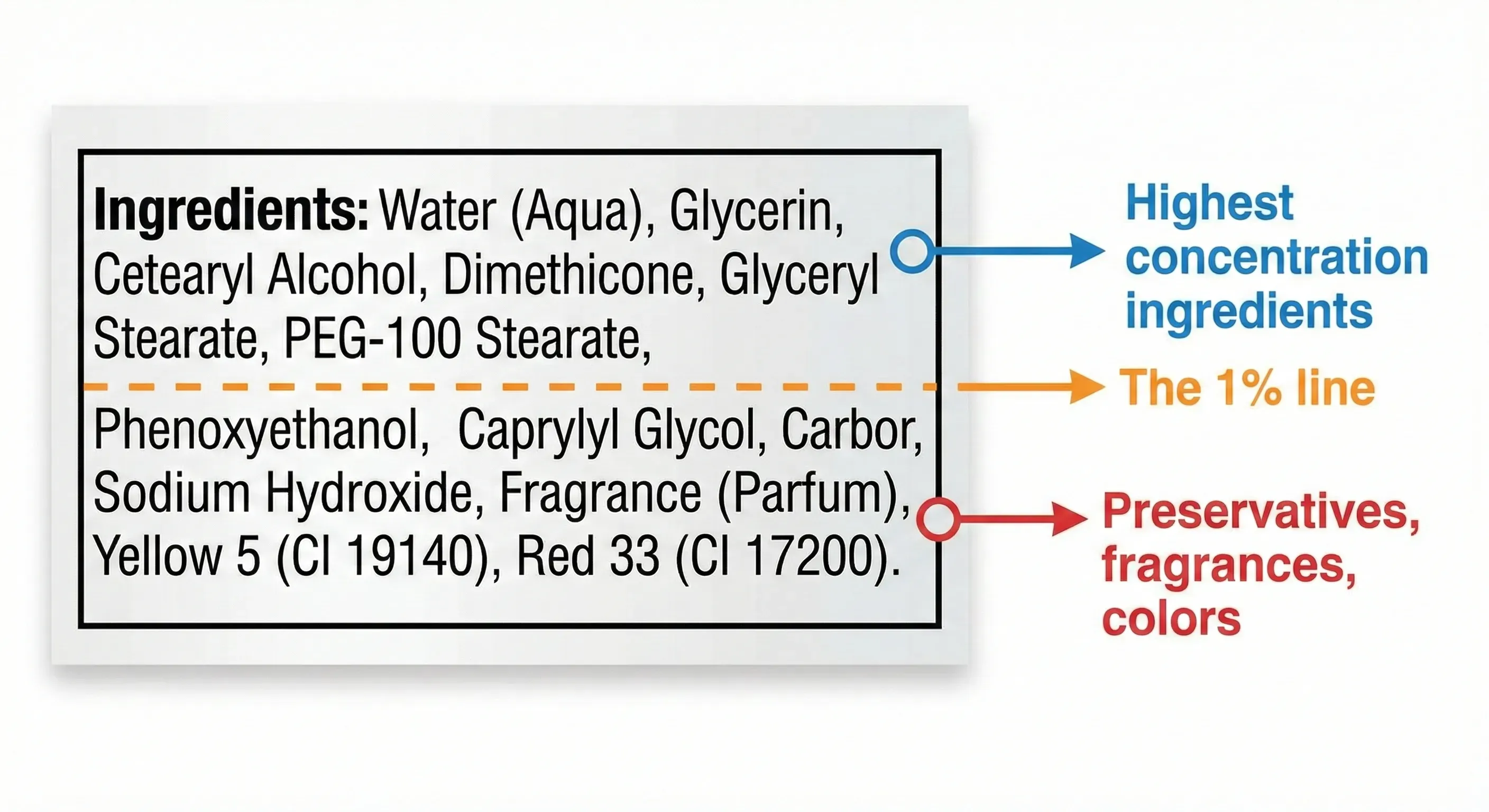 Infographic: How to Read Cosmetic Ingredient Labels