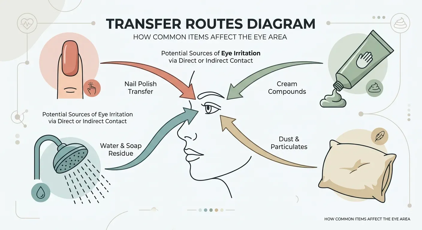 Infographic: Why Are My Eyelids Red? The Makeup & Skincare Culprits