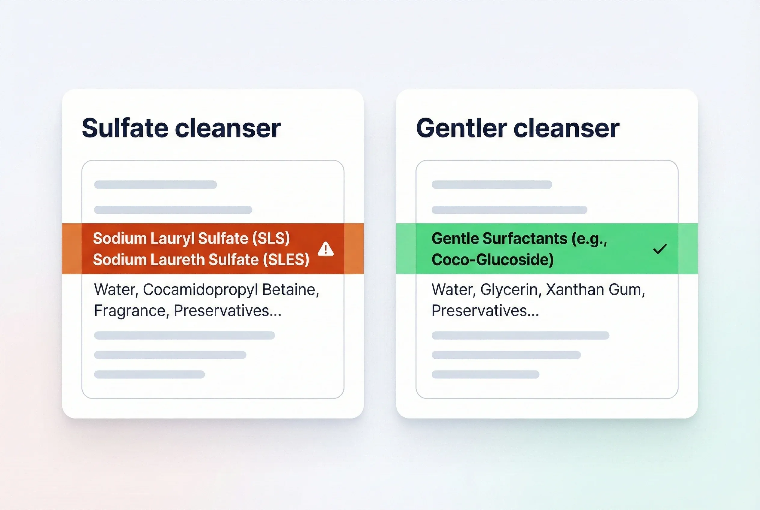 Comparison: Sulfate Sensitivity: SLS & SLES Explained