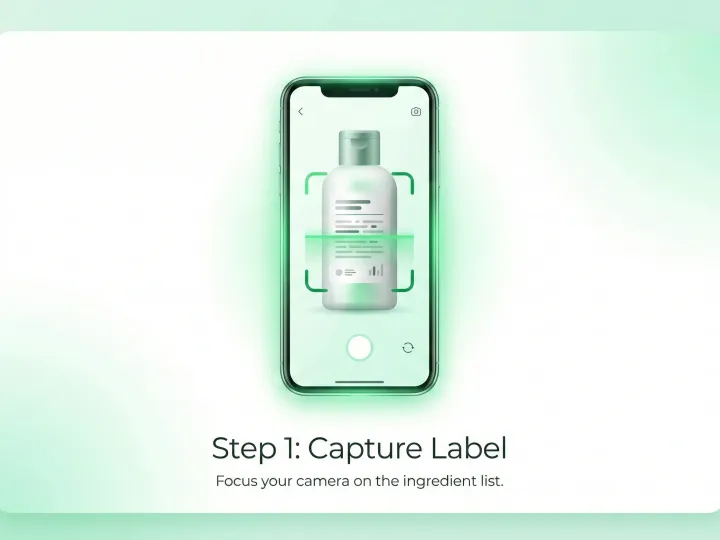 Step 1: Upload or capture an ingredient label