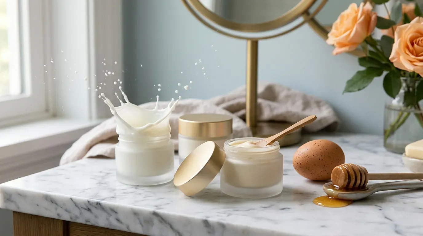 Milk, Honey & Egg in Cosmetics: Animal-Derived Food Allergens